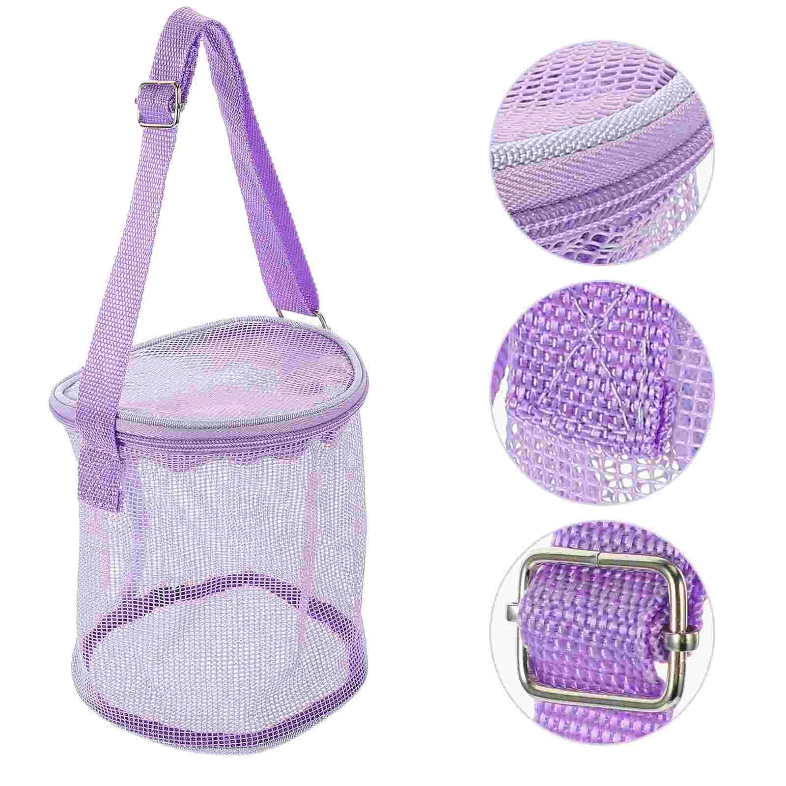 

Beach Storage Bag Mesh Bucket Three-dimensional Shell Kids Pvc Toy Child Large Capacity