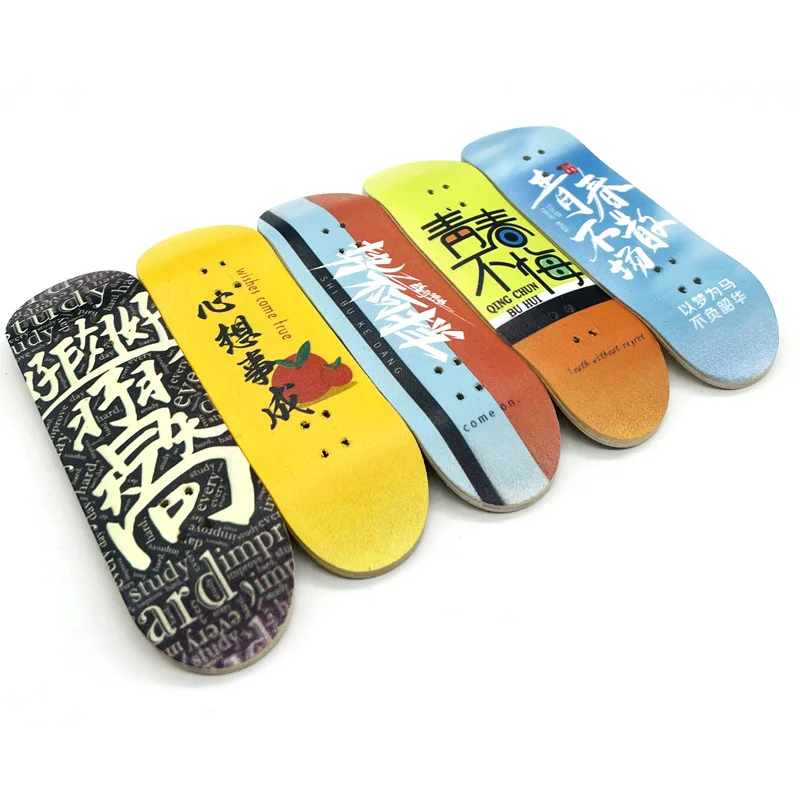 Boys Mini Profession Finger Skateboard Fingerboard Novelty Toys Hobbies Anti stress Sensory Toys Children's Gifts H08