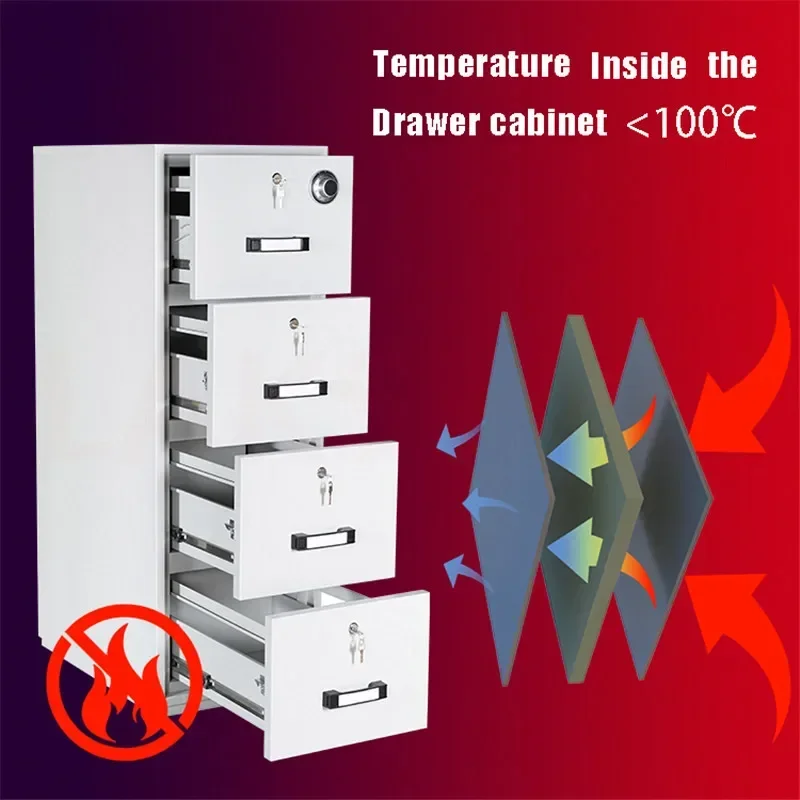 

Hot Selling Steel Furniture Fireproof Filing Cabinets Storage Cabinets Fireproof File Cabinet