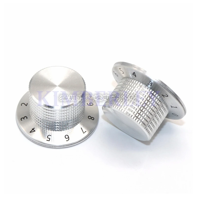 1PCS 37 X 18.8MM Aluminum Alloy Knob Potentiometer Knob Plum Shaft 6MM Knob Digital Scale Hover Knob