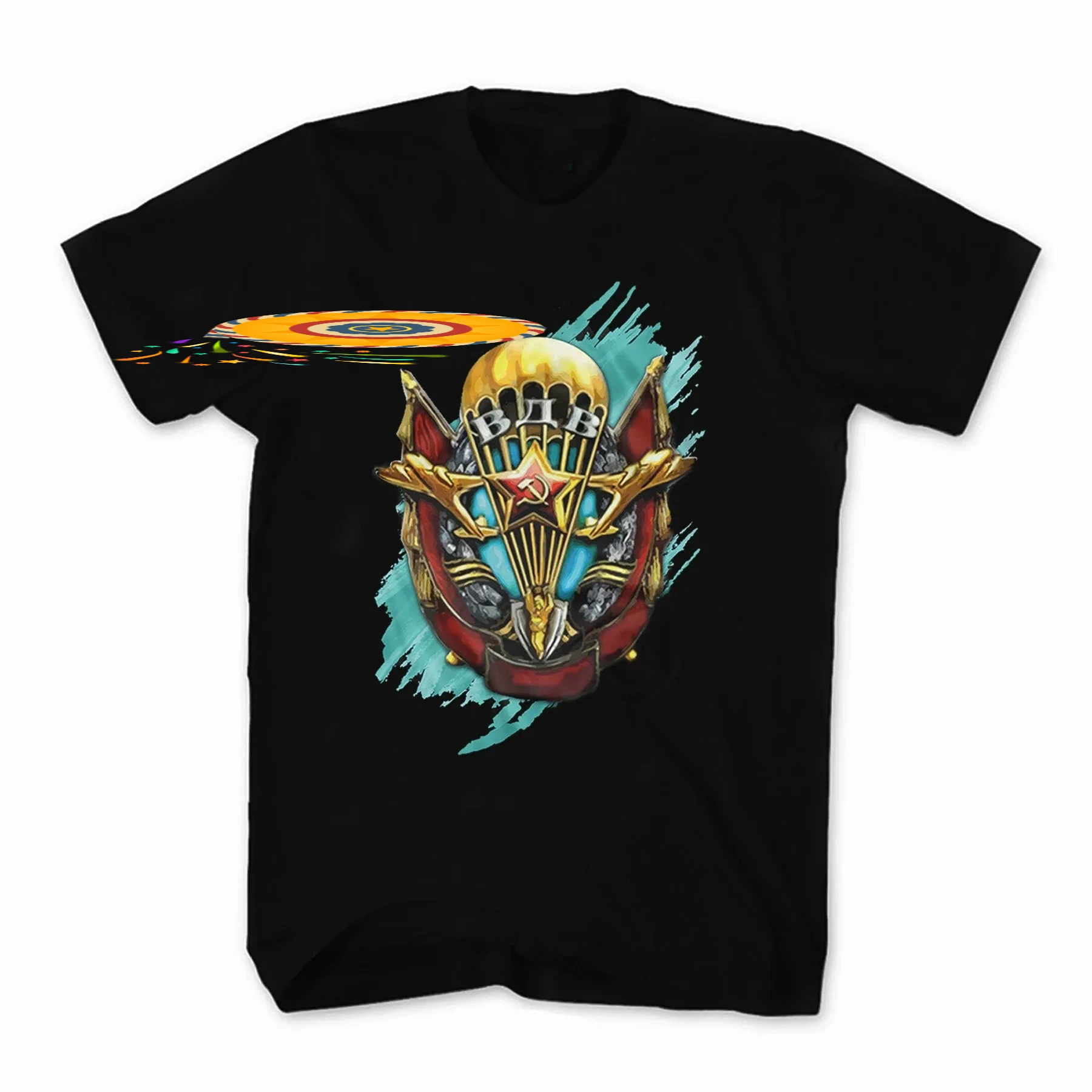Nobody But Us. Novelty Russian VDV Airborne Troops T-Shirt 100% Cotton O-Neck Summer Short Sleeve Casual Mens T-shirt Size S-3XL