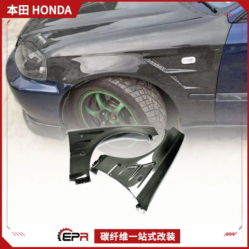

Suitable for Honda 6th generation Civic EK modification carbon fiber head sand board VENTE front flap replacement