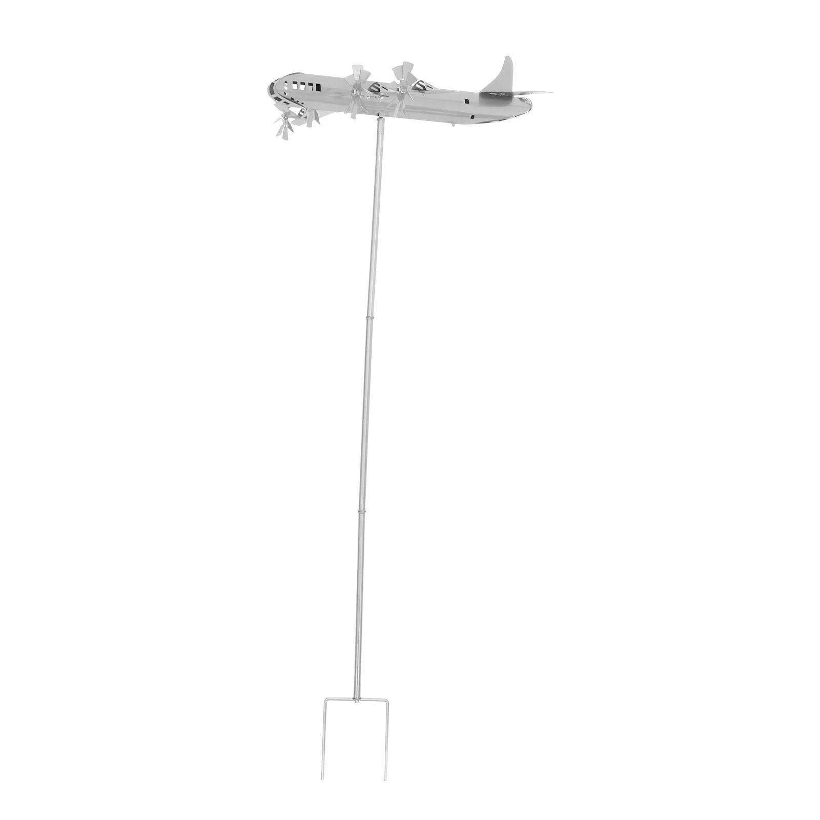 

Iron Plane Garden Stake Decorative Lawn Craft Outdoor Patio Bonsai Pot Stake Ground Inserted Ornament Garden Decoration