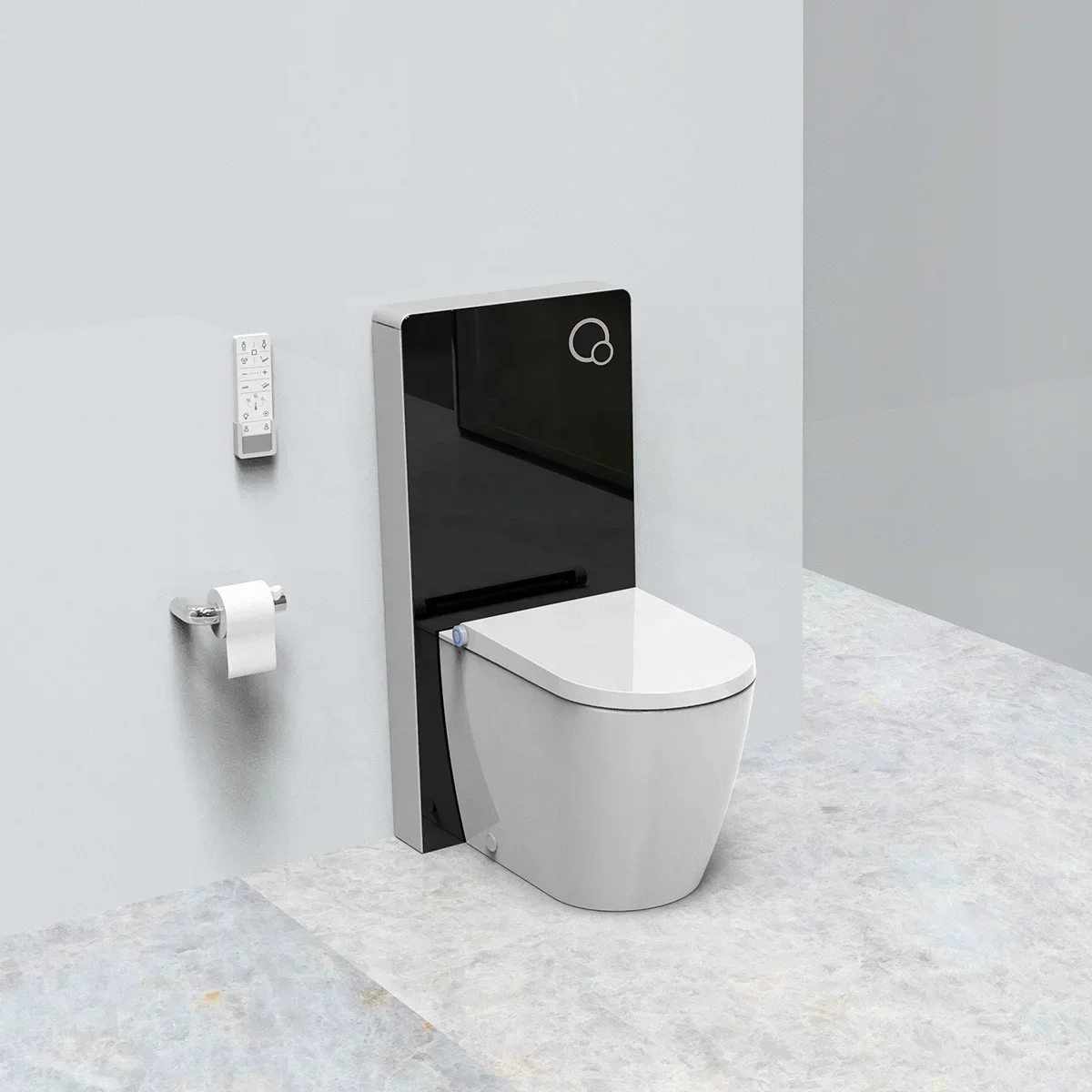 European Standard CE Wall Mounted Toilet Glass Cistern Dual Flush Cistern Toilet Water Tank