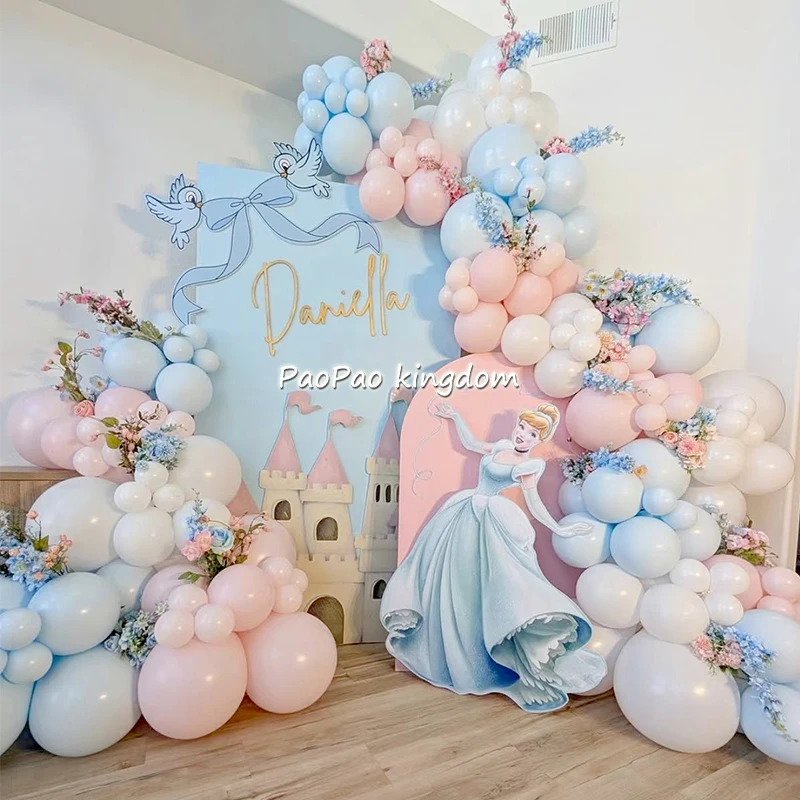 Новый фэнтезийный замок принцессы, гирлянда, арка, воздушный шар, товары для вечеринки в честь Дня Рождения, детский декор для детского душа, игрушки
