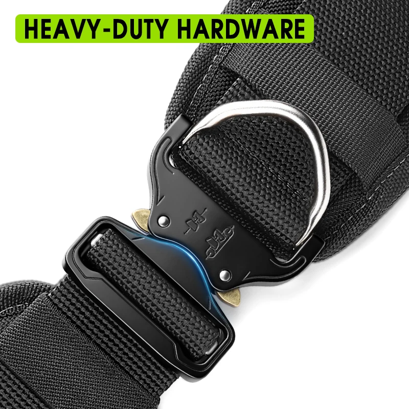 JAKAH Padded Tool Belt with Heavy Duty Buckle, Padded Work Belt Comfortable Tool Belt, Adjustable Waist JK-209