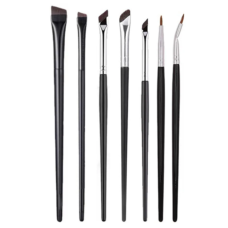 Brow Contour Makeup Brushes Eyebrow Eyeliner Brush Professional Super Thin Angled Liner Eye Brush Make Up ToolsGood Quality