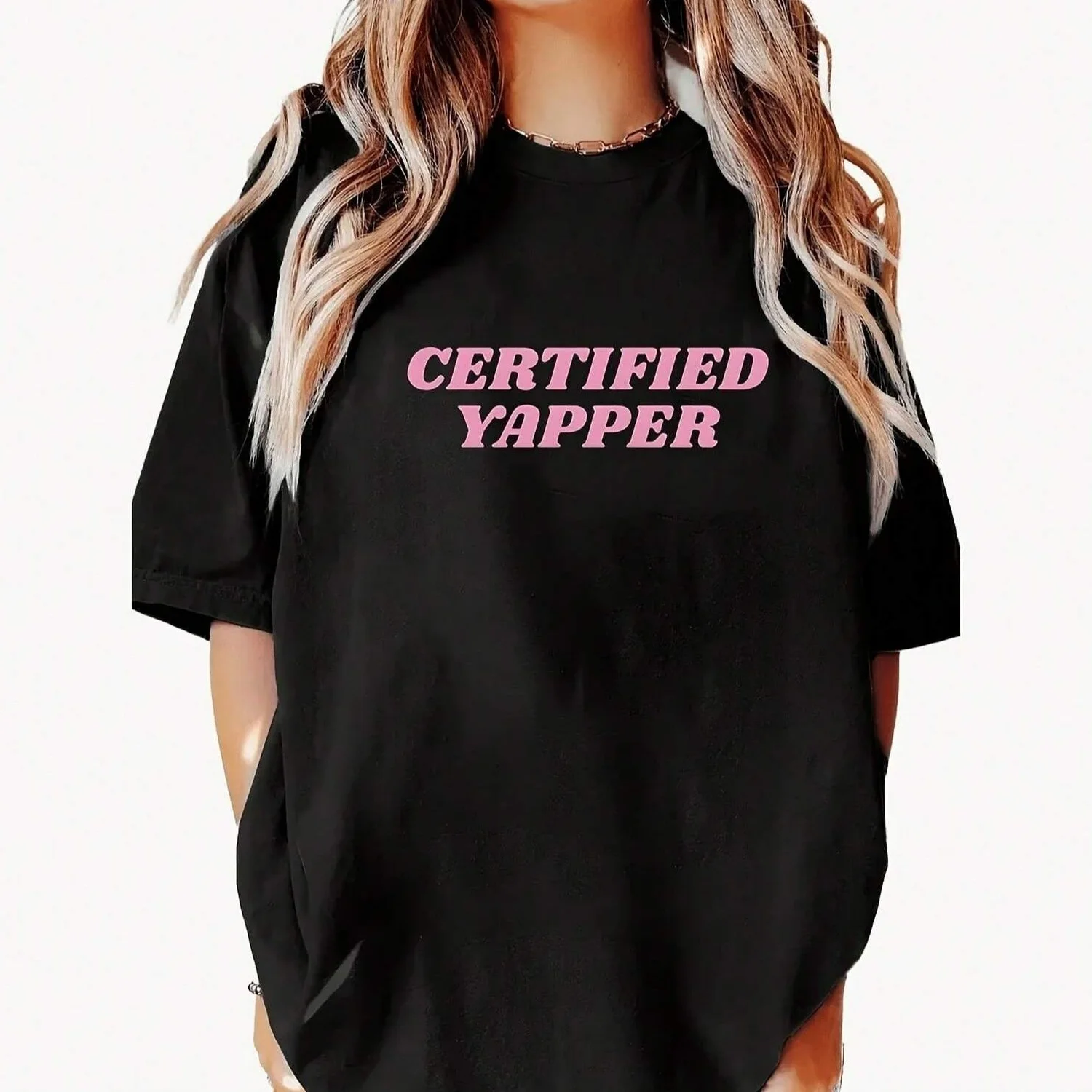 認定トークターTシャツ、楽しいグラフィックTシャツ、かわいい引用句Tシャツ、カジュアルウェア、ファッショナブルなレディーストップス、トレンディなTシャツ、彼女へのギフト 1