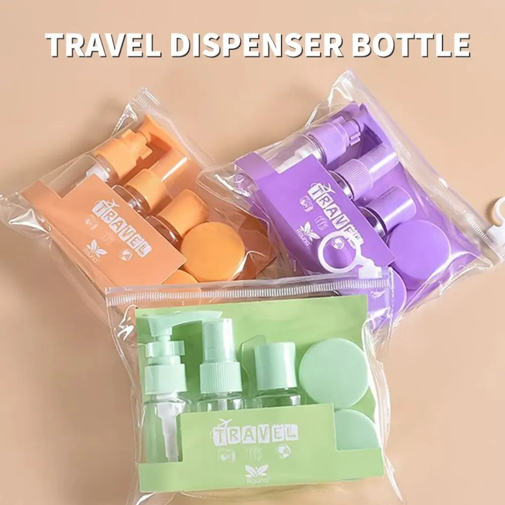 Travel Bottles Kit Leak Proof Portable Toiletry Containers Set Clear Travel Size Cosmetic Containers For Lotion Shampoo Cream So