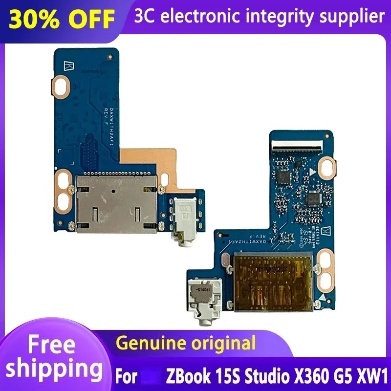 

Original for ZBook 15S Studio X360 G5 XW1 DAXW1TH2AF1 Card Reader Audio Board Headphones Interface Repair Accessory 100% Test