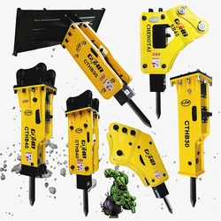 Construction Machinery Parts Hydraulic Concrete Rock Breaking Hammer For Cat Machinery