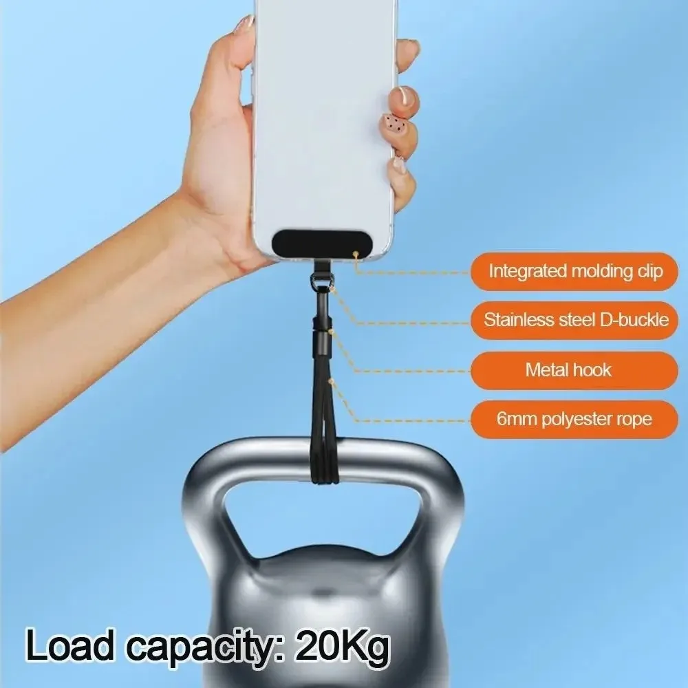 Anti Lost Mobile Phone Strap Rotatable Handheld Cell Phone Chain Hanging Rope Metal Buckle Mobile Phone Lanyard New Year Gift