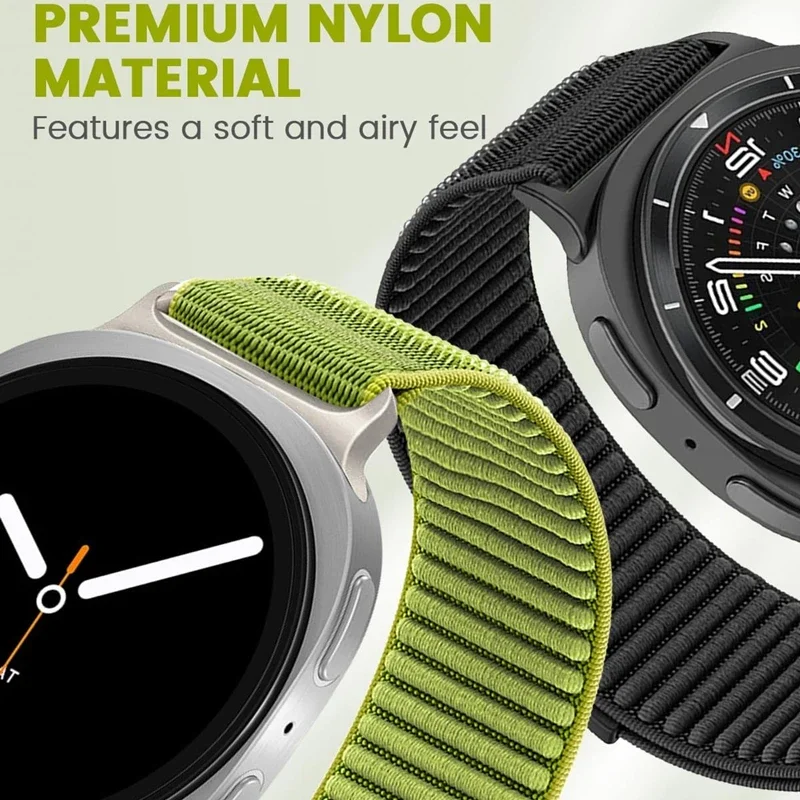 Breathable Nylon Strap for Samsung Galaxy Watch 9/8/Classic Original Bracelet Watchband Correa for Galaxy Watch 9 44mm 40mm Band image 4