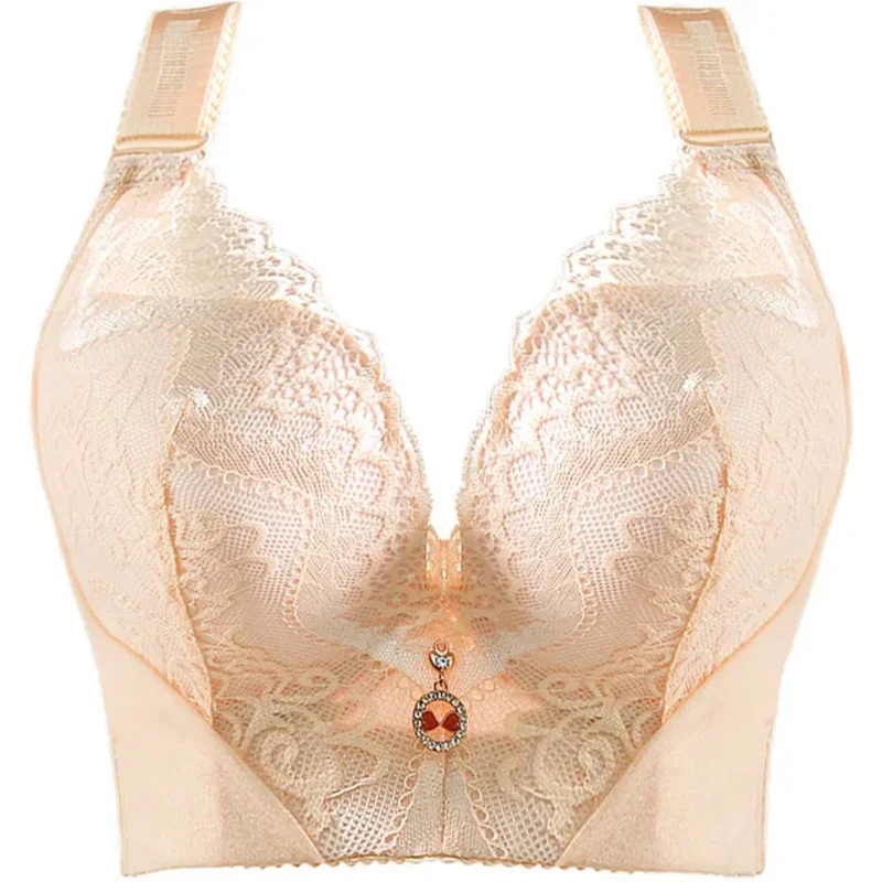 Lace Bra Underwire Bra for Women Plus Size Bra Underwear Women 5/8 Cup Sexy Bra Push Up Bra Women Tops Fashion Female Clothing