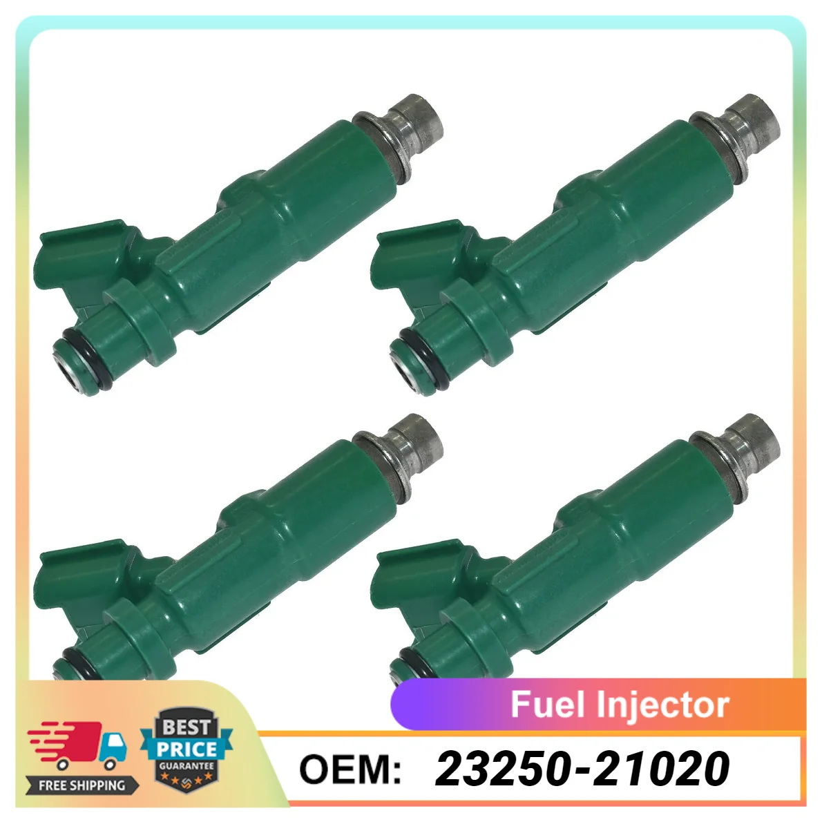 

Топливный инжектор 4X 23250-21020 для Toyota Echo Prius Scion XA XB л