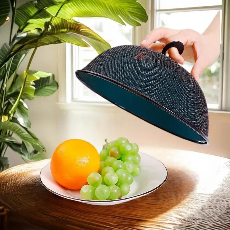 Round Shape Dish Lid Household Anti-Flying Vegetable Fruit D