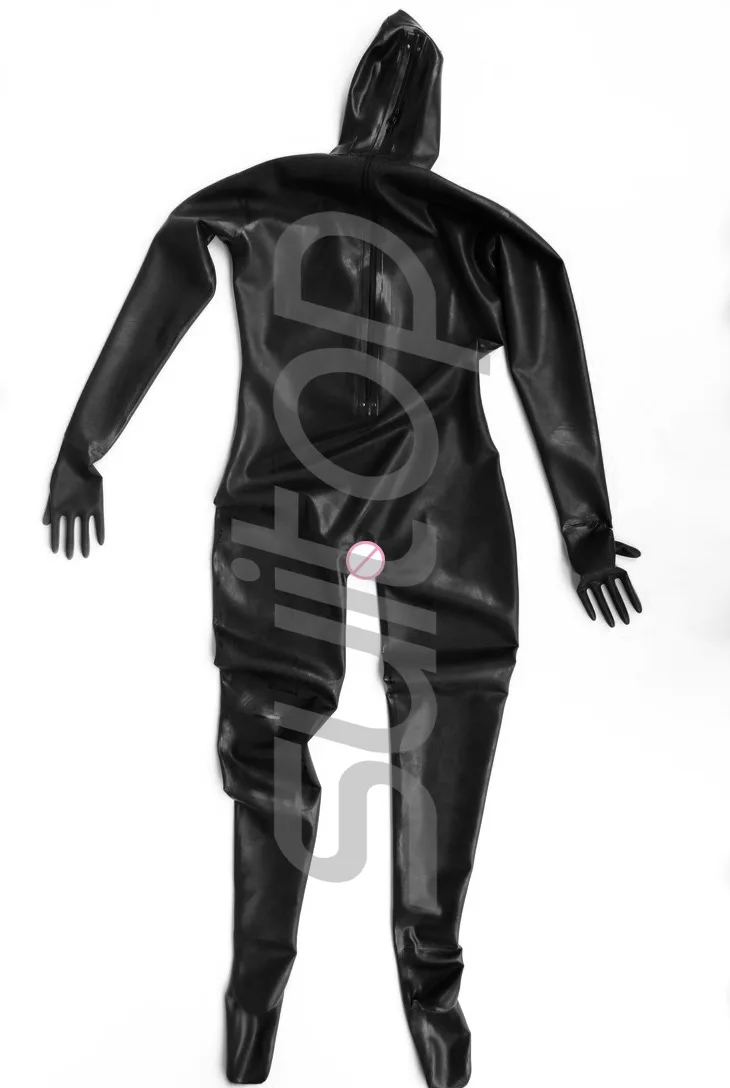 بدلة لاتكس كاملة مع 3 للنساء بسمك 0.6 ملم ثقيل #2