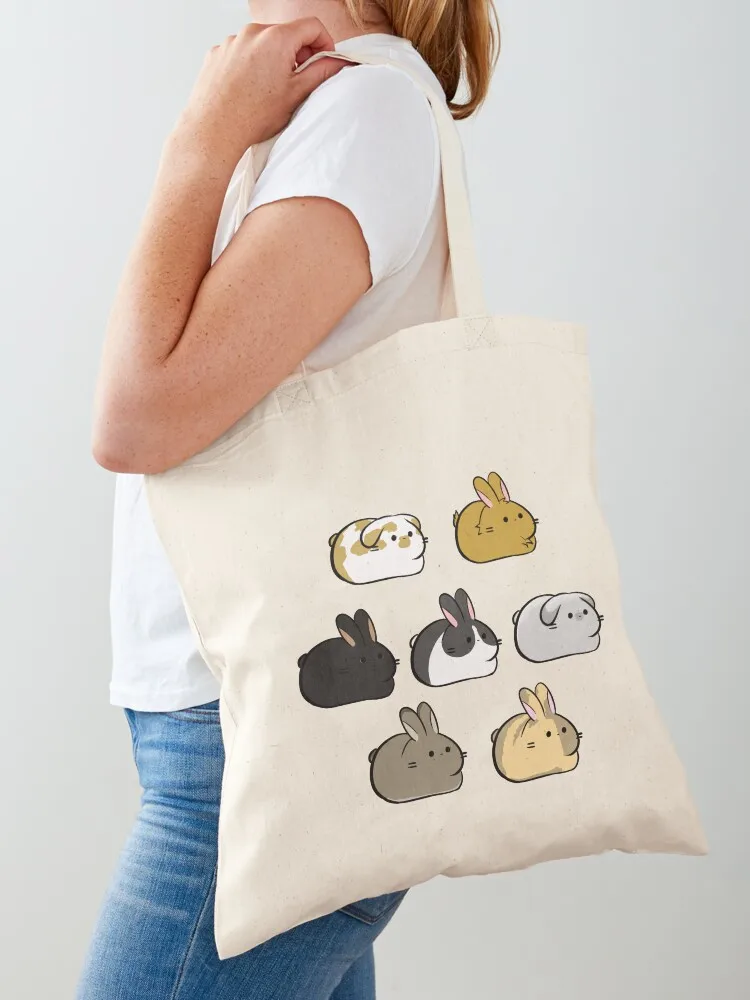 cute bunny rabbits loaf Tote Bag Women's shopper bag Shopper tote bag screen Eco