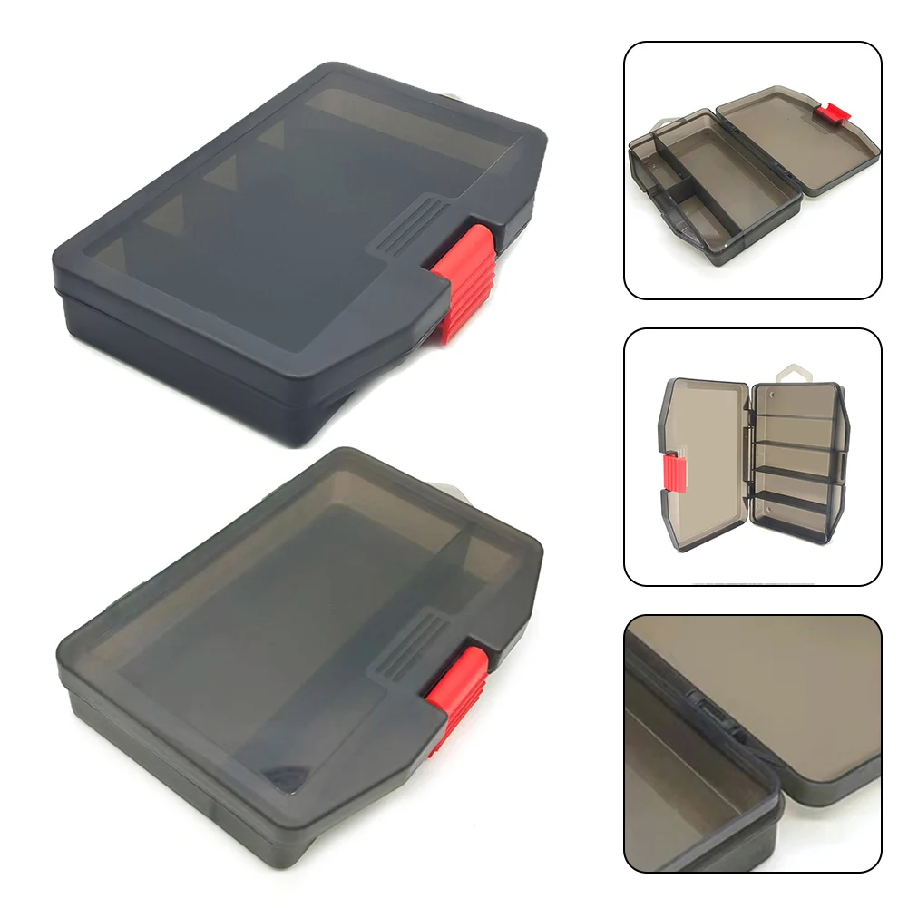 Fly Fishing Box Lure Bait Hook Boxes 3/4 Compartments Fishing Tool Storage Box Container Multifunctional Fishing Tackle Box