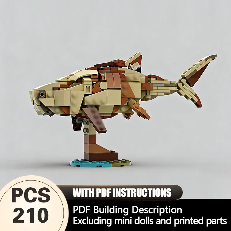 

Creators Animal Series Model MOC Building Bricks Dunkleosteus Terreli Modular Technology Gift Holiday Assemble Children Toy Suit