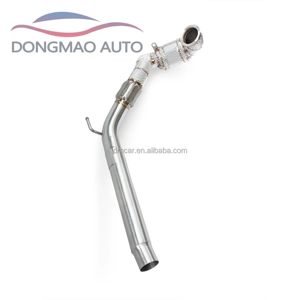 Suitable for  Golf8 MK8 GTI 2.0T 2019-2023 Stainless Steel Downpipe with Insulation Cover Car Exhaust Pipe - view 5