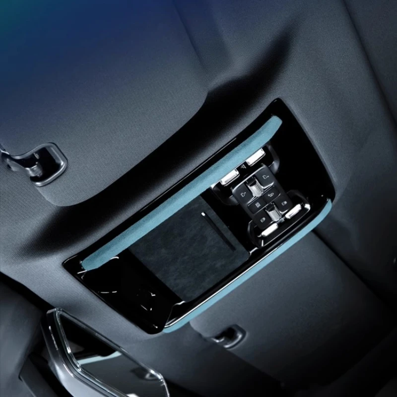 

Для BYD Formula Leopard 5, алькантара, передняя лампа для чтения, декоративные наклейки, аксессуары для модификации салона автомобиля