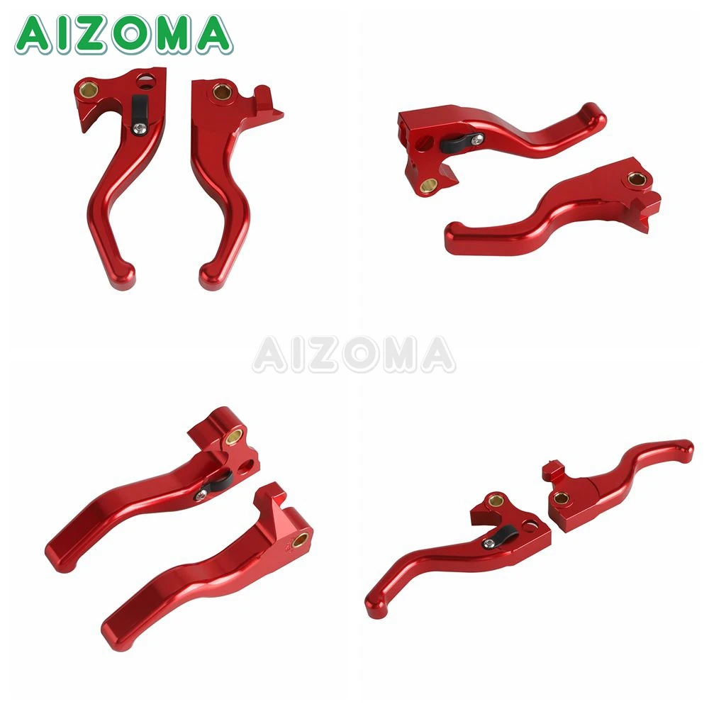 Motorcycle Short/Long Cafe Racer Handle Bar Brake Clutch Lever For Harley Sportster XR1200 XR1200X XL 883 1200 C/N/R/L 2004-2013 view 5