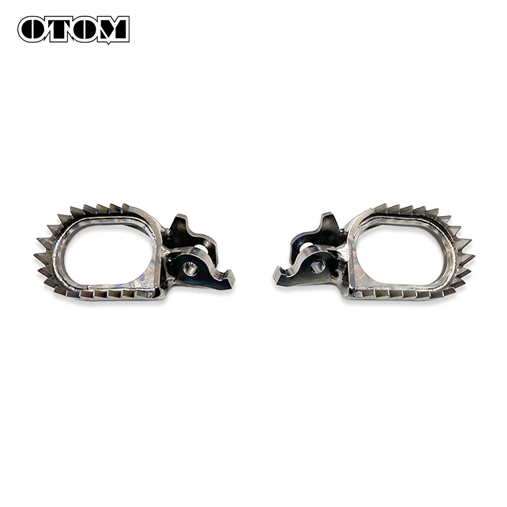 OTOM Motorcycle Enduro Front Footpegs Pedals Titanium Alloy Foot Rest Pegs Footrest For HONDA CRF250R CRF450R CRF250X CRF450X CR