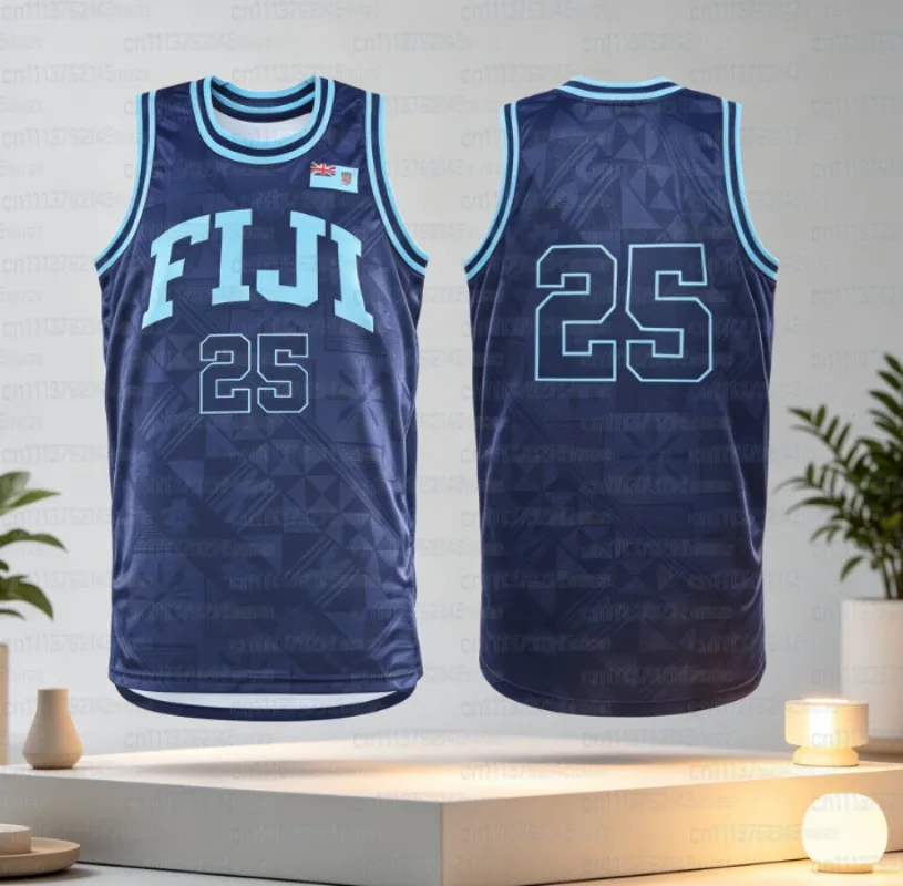 2026 Hot Sales Fiji Rugby Jersey Men's Summer Sports Oversize Vest Breathable Quick Drying Streetwear Unisex FamilyMatching