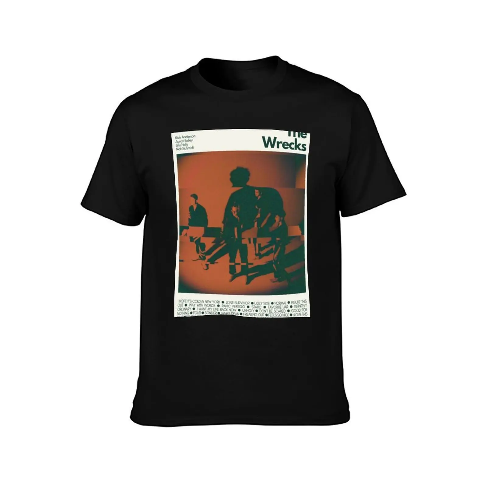 The Wrecks Mid Century Modern Poster Print T-Shirt Soft Cotton Print T-Shirt