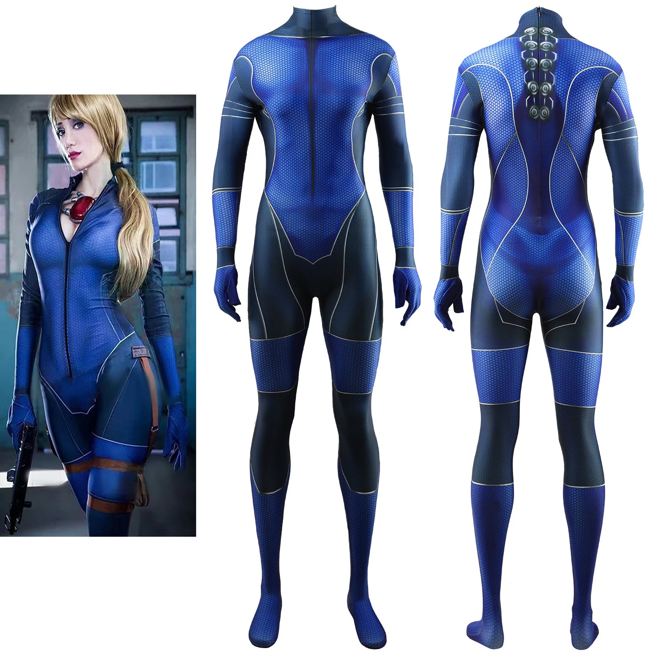 Game Jill Valentine Cosplay Jumpsuit Superhero Costume For Women Fantasia 3D Printed Combat Bodysuit Halloween Party Warrior Cos