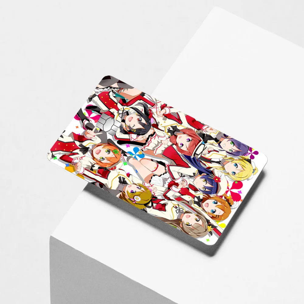 Love Live School Idol Diary Stickers Credit Card Visa Debit Bank Charge Card Bus Metro Waterproof Sticker Decal Decoration