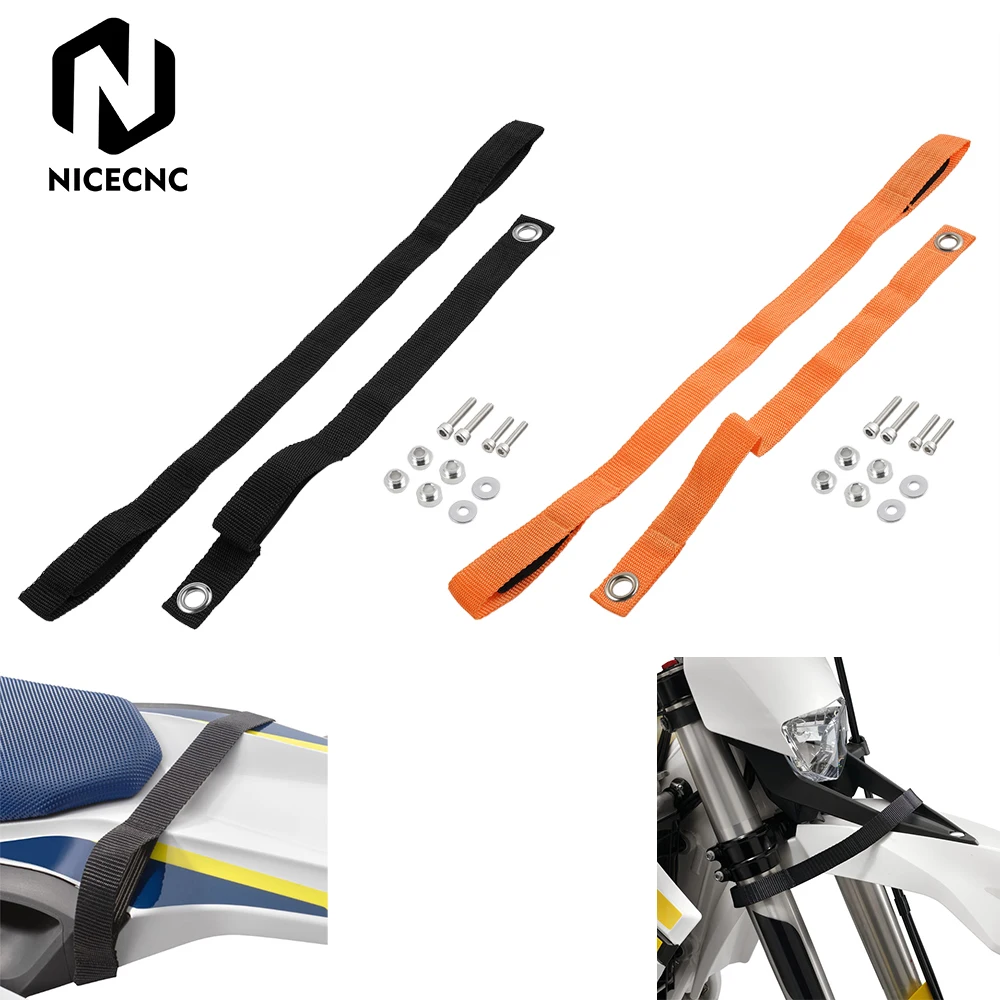 

NiceCNC Front Rear Fender Pull Holding Strap Lift Handle For Husqvarna 125 150 200 250 300 350 400 450 501 350S 501S TE FE TC FC