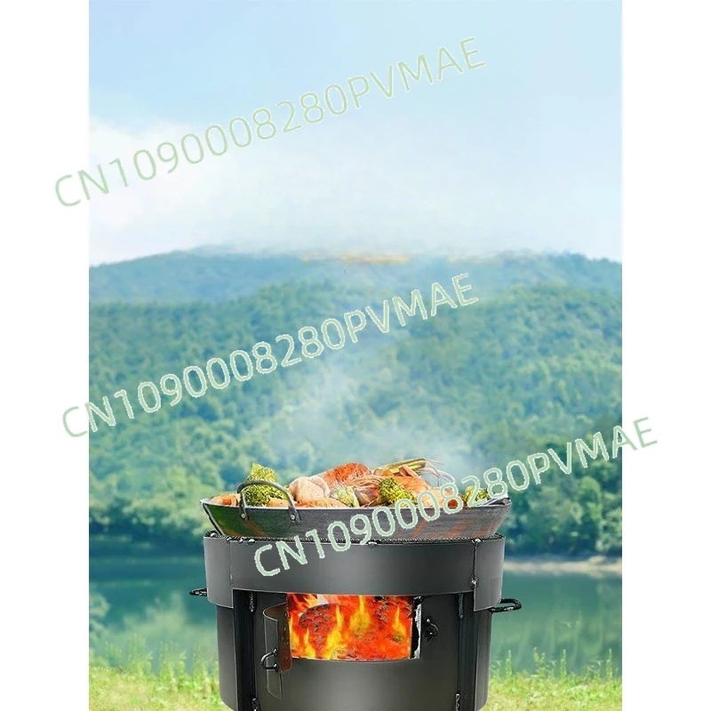 

Firewood stove Rural firewood stove Household outdoor heating stove