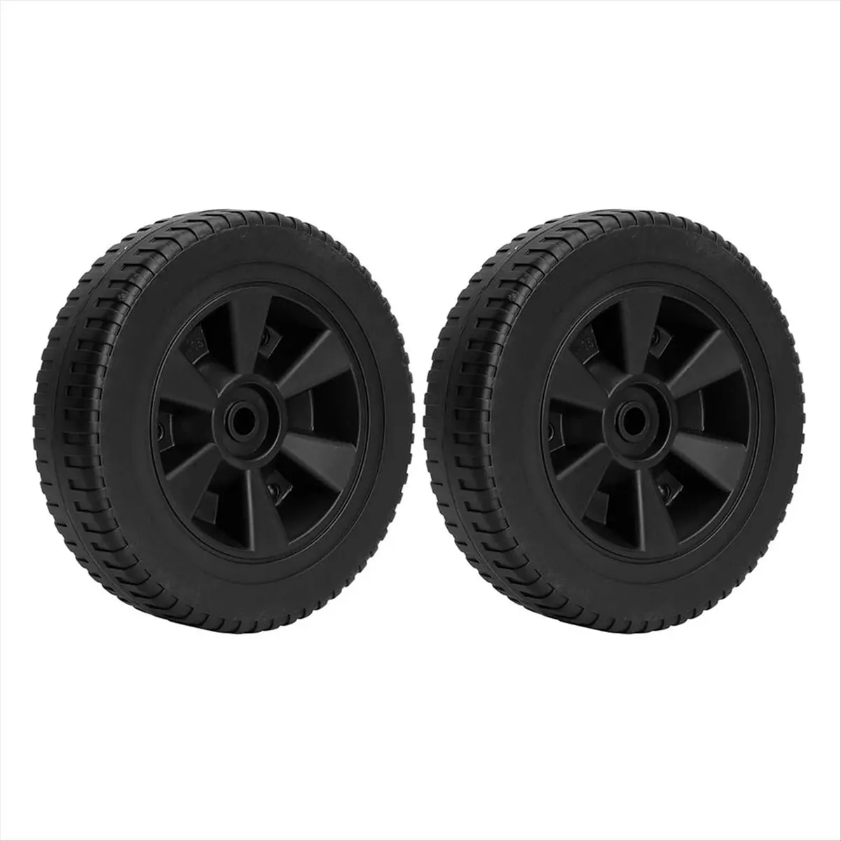 MALL G437-0037-W1 Grill Wheels 7Inch Replacement for Charbroil Grill Parts Gas2coal 463344015 463347017 463436215 2pcs