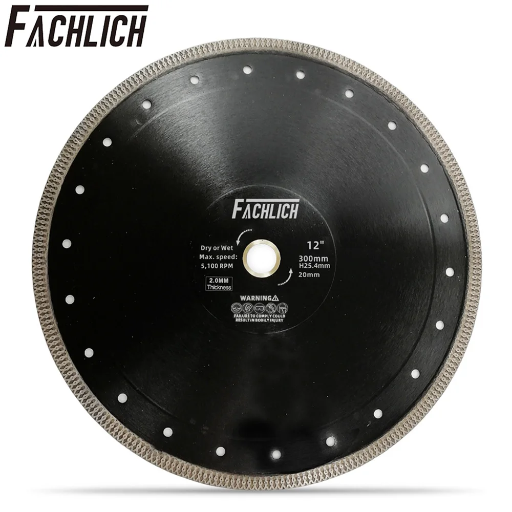 fachlich-1-2-pz-disco-da-taglio-diamantato-x-mesh-turbo-250-350mm-per-piastrelle-in-ceramica-porcellana-marmo-granito-lastre-di-pietra