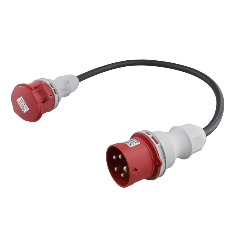 

5Pin Adapter Plug 32A To 16A Coupling Socket [3-Phase,400V] Hose Cable High Current Adapter ,Protection Class IP44