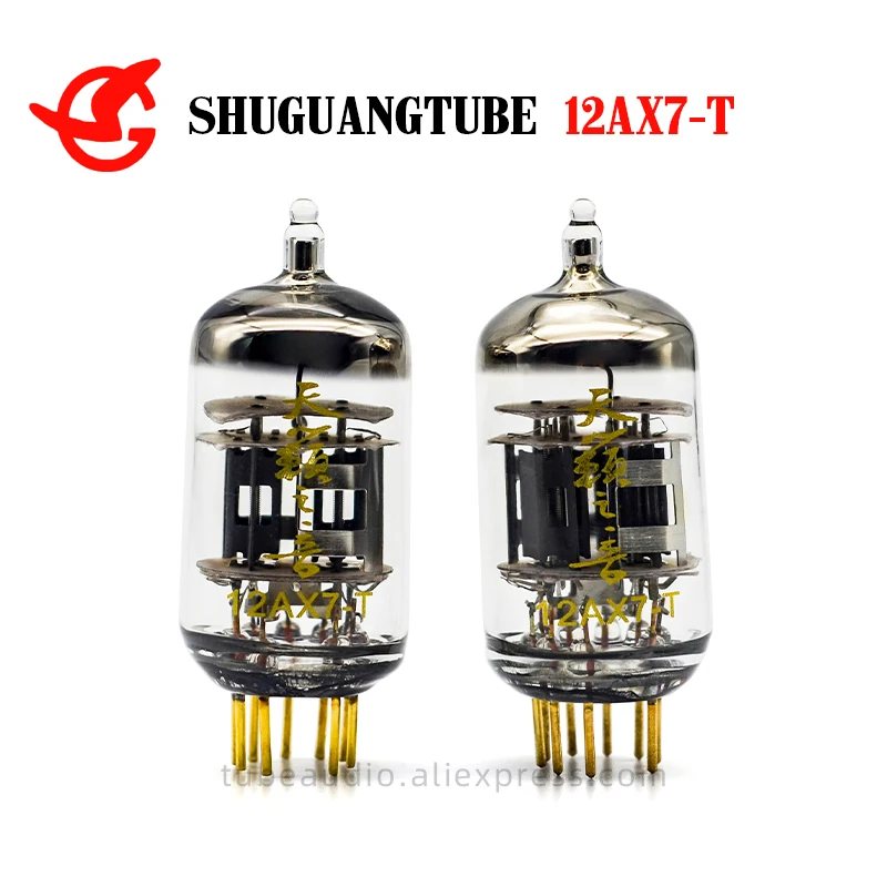 2024 NEW Shuguang 12AX7-T Vacuum Tube Repalce 12AX 7/ECC83/6N4/7025 Electron Tube Factory Precise Matching for Preamplifier