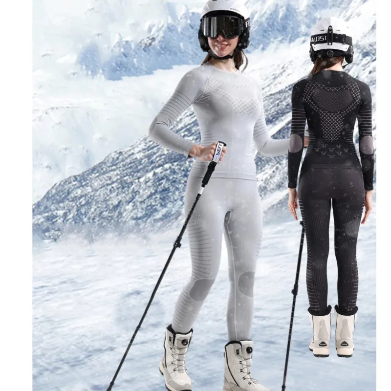 

Men Boy Skiing Underwear Set Fitness Workout Thermal Gym Ski Snowboarding Hiking Sport Running Yoga Exercise Suit Long Johns B20