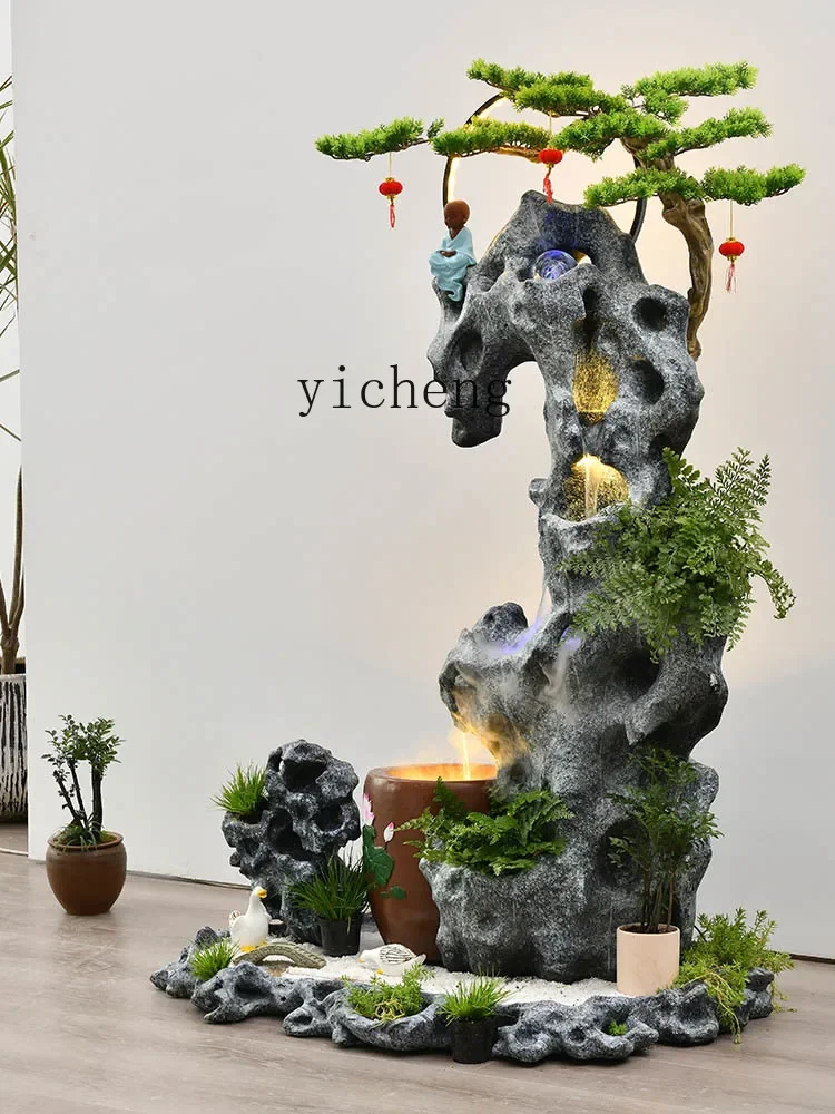 ZZ Zf حديقة فناء الديكور الجبل الاصطناعي ونادي النافورة B & B مفتوح