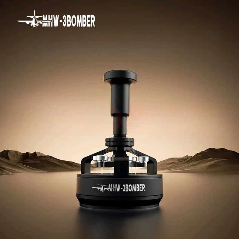 

MHW-3BOMBER Coffee Distribution WDT Espresso Tool,51/53/58mm 6 Needles Adjustable Coffee Accessory Magnetic Base for Barista
