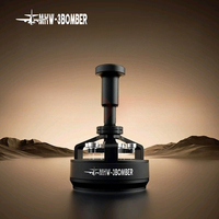 MHW-3BOMBER Coffee Distribution WDT Espresso Tool,51/53/58mm 6 Needles Adjustable Coffee Accessory Magnetic Base for Barista