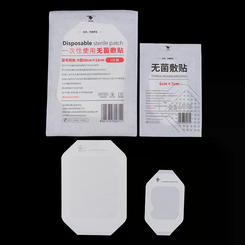 /JCS/Transparent Film Dressing Waterproof Wound Bandage Adhesive Patches Post Infusion Indwelling Needle Fixing Paste 10Pcs
