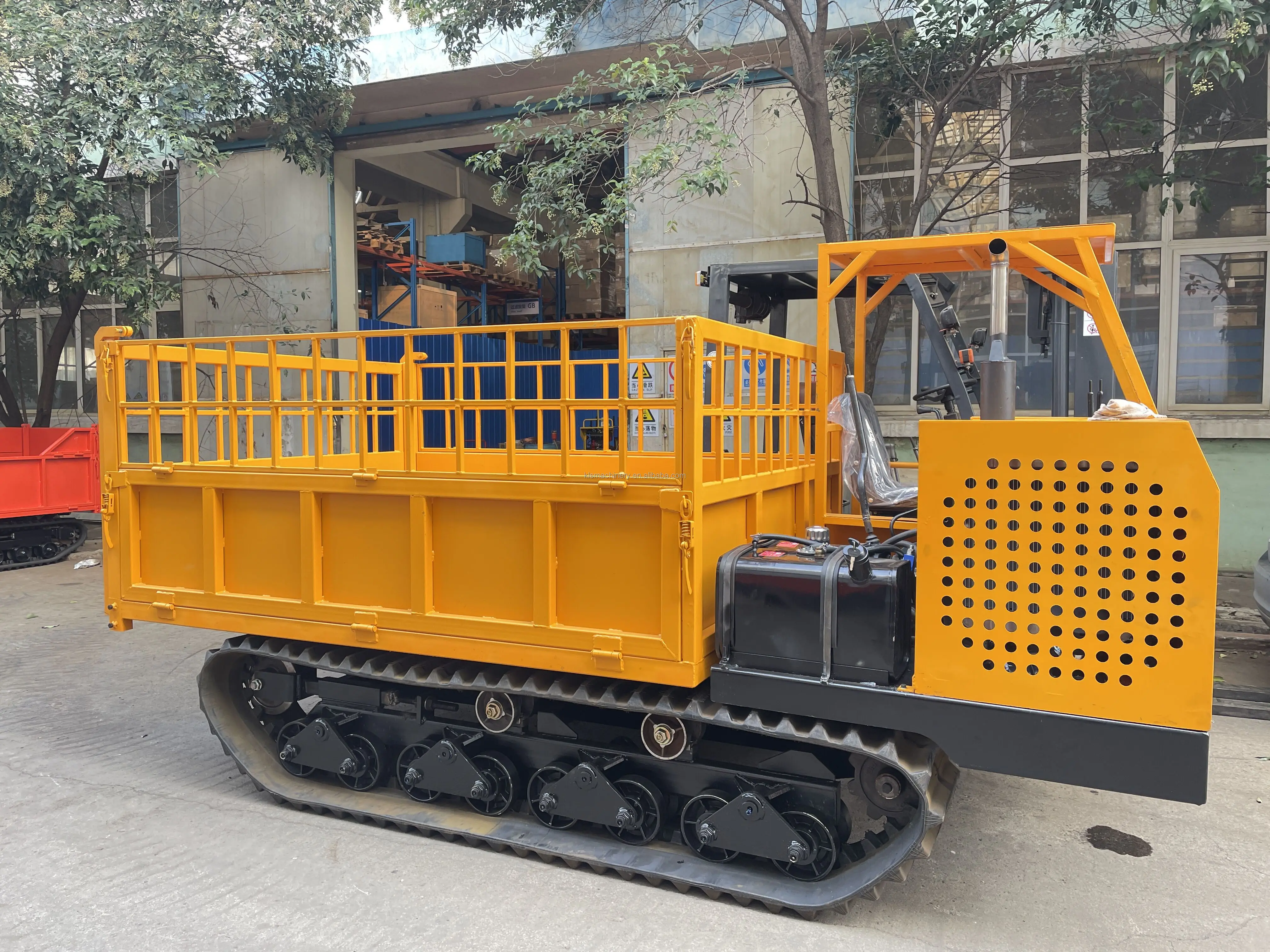 Small All-Terrain Tiger Project Agricultural Dump Truck Tractor New Automatic for Mountain Climbing Walking Crawler Transport