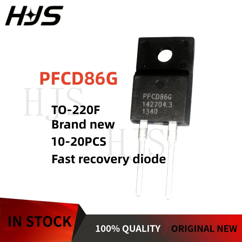 10-20PCS Brand New PFCD86G CMPFCD86GN TO-220F Fast recovery diode 8A 600V