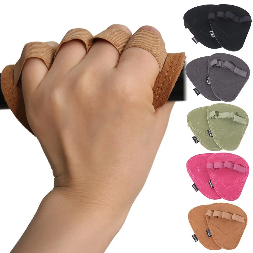 

1Pair Anti-Skid Sports Training Palm Guard Palm Protection Four-finger Gym Gloves Grips Wear-resistant Breathable