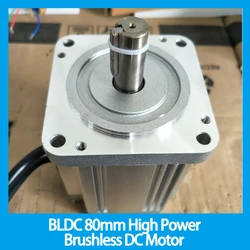 BLDC 80mm High Power Brushless DC Motor (80BL130S55) 310V 1500rpm 550W 3.5N.m  Brushless Motor