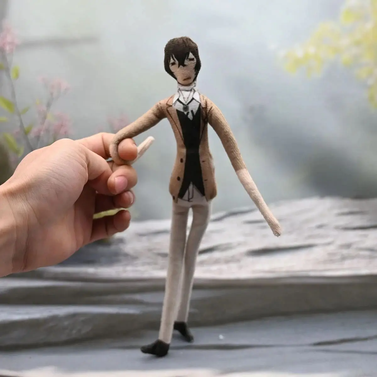 

Вэнь Хао, дикая собака, Дазай Чжи, косплей, абстрактная мышь, сухая игрушка, руки и ноги, скелет из железной проволоки, можно перемещать для позирования