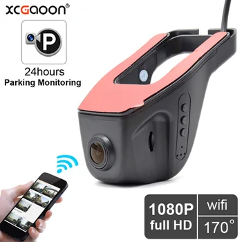 24-hour parking monitoring Wifi 170 degree car dvr video recorder dash camera 1080P night vision support 128GB TF card