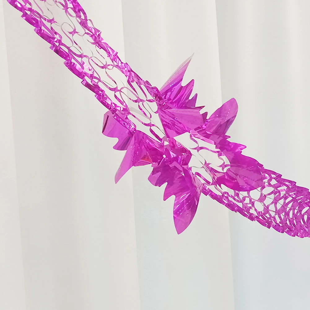 

Рождественская гирлянда из металлической фольги, праздничная подвесная мишура, потолочные украшения